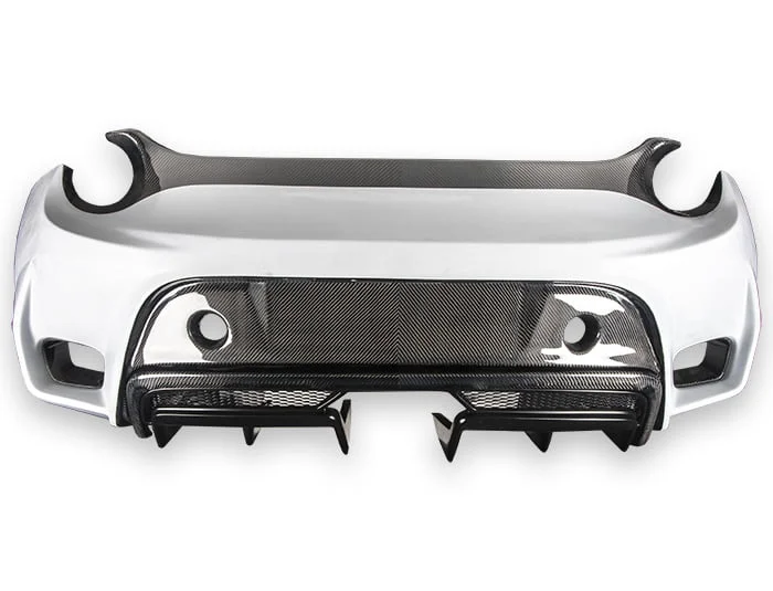 EV430RB.jpg Evora GT430 Style Rear Bumper with Carbon inlays and GRP Diffuser extender - Image 1