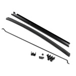 Soporte de tapa de maletero con junta de goma y protector térmico