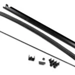 Support de couvercle de coffre avec joint en caoutchouc et bouclier thermique